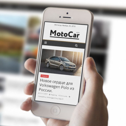 Projects 14 Создание сайта на wordpress MotoCar